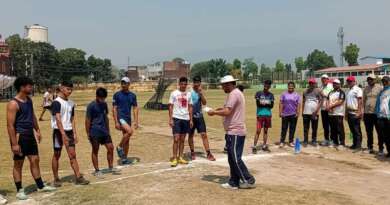 मुख्यमंत्री उदीयमान खिलाड़ी प्रोत्साहन कार्यक्रम में स्पोर्ट्स प्रतियोगिता का हुआ आयोजन