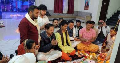 चम्पावत : दीपावली पर भाजपा कार्यालय में हुई विशेष पूजा