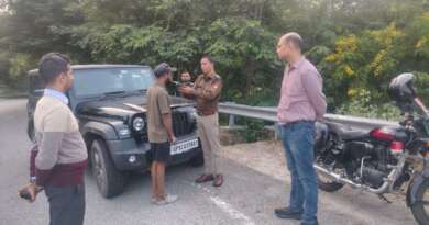 टनकपुर : ड्रिंक एंड ड्राइव अभियान के तहत सात वाहनों का किया चालान, एक सीज