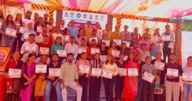 टनकपुर : नवयोग केंद्र में सफलतापूर्वक सम्पन्न हुआ तीन दिवसीय प्राकृतिक चिकित्सा महाकुंभ