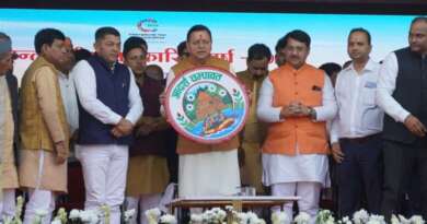 मुख्यमंत्री पुष्कर सिंह धामी ने किया ‘आदर्श चम्पावत’ लोगो का विमोचन
