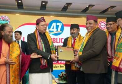 सुशासन में उत्कृष्टता के लिए बंशीधर तिवारी को राष्ट्रीय सम्मानमुख्यमंत्री पुष्कर सिंह धामी ने किया सम्मानित