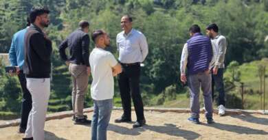 चम्पावत : जिलाधिकारी ने किया देवभूमि रजत जयंती पार्क का स्थलीय निरीक्षण