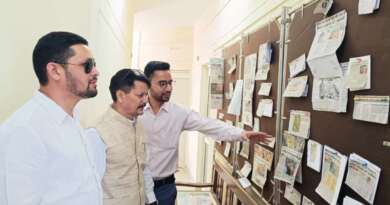 सूचना तंत्र को सुदृढ़ बनाने पर जोर, मीडिया सलाहकार समिति के उपाध्यक्ष ध्रुव रौतेला ने किया जिला सूचना कार्यालय का निरीक्षण