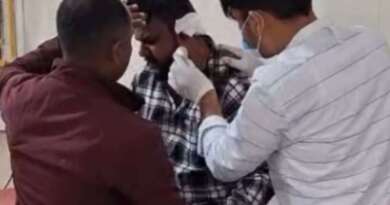 कंटेनर की टक्कर से स्कूटी सवार युवक की मौत, एक गंभीर घायल