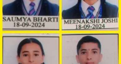 चम्पावत : यूनिवर्सल इंटर कॉलेज की मीनाक्षी जोशी टॉपर व ललित दूसरे स्थान पर रहे