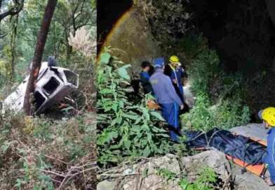 उत्तराखंड : पहाड़ में गहरी खाई में गिरी कार 3 युवकों की गई जिंदगी