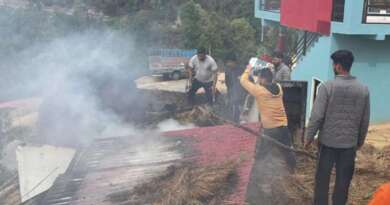 चम्पावत : गौशाला में आग लगी, ग्रामीण को हुआ भारी नुकसान