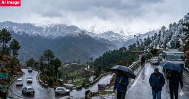 उत्तराखंड : सही साबित हुआ मौसम विभाग का पूर्वानुमान, पूरे प्रदेश में हो रही बारिश, पहाड़ों पर बर्फबारी