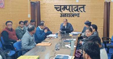 चम्पावत : मानसून अवधि में जनहानि रोकना सर्वोच्च प्राथमिकता, सभी विभाग सतर्क रहें : जिलाधिकारी