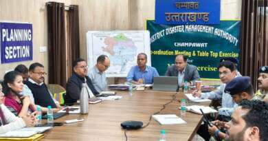 मानसून से पहले चम्पावत में राज्य स्तरीय मॉक ड्रिल, आपदा प्रबंधन तैयारियों का हुआ परीक्षण