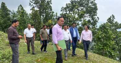 अमोड़ी में प्रस्तावित विद्युत उपकेंद्र के लिए स्थल का निरीक्षण, निर्माण कार्य में तेजी लाने के निर्देश