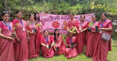 हरेला पर्व पर कुमाऊनी महिला क्लब ने किया वृहद वृक्षारोपण, लोक संस्कृति संरक्षण का लिया संकल्प