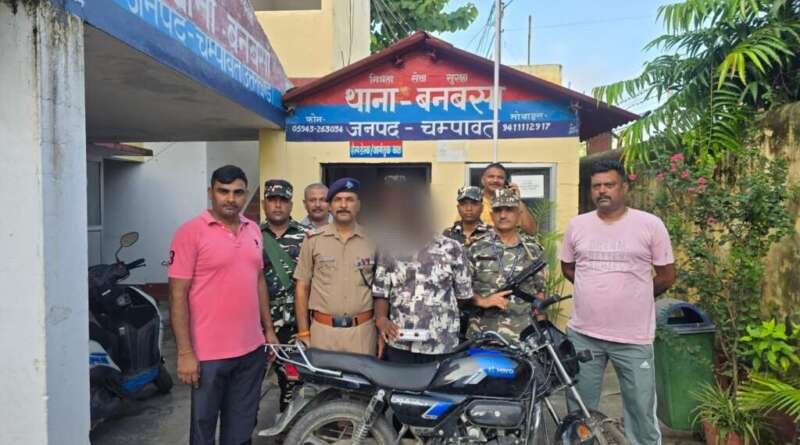 बनबसा के हिस्ट्रीशीटर पर SOG का शिकंजा, 25 ग्राम अवैध स्मैक के साथ गिरफ्तार