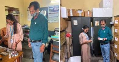 चम्पावत में केंद्रीय औषधि भंडार का निरीक्षण, जांच के लिए 8 दवाओं के नमूने भेजे जाएंगे