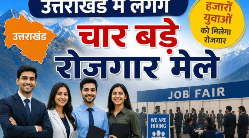10 हजार युवाओं को रोजगार का मौका, उत्तराखंड में लगेंगे चार बड़े रोजगार मेले