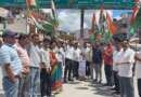 हल्द्वानी रैली में कांग्रेस कार्यकर्ताओं से कथित अभद्रता के विरोध में चम्पावत में प्रदर्शन