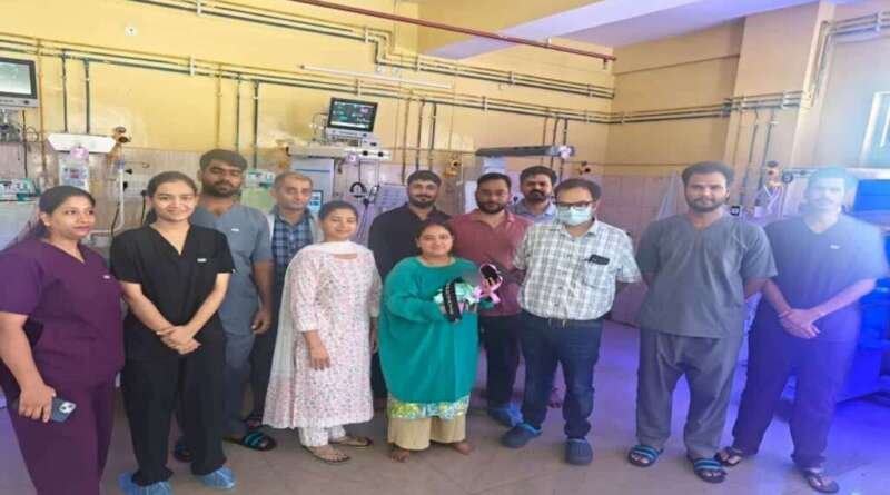 25 सप्ताह में जन्मा 700 ग्राम का नवजात, दो महीने बाद स्वस्थ होकर घर लौटा; नीक्कू वार्ड ने दी नई जिंदगी