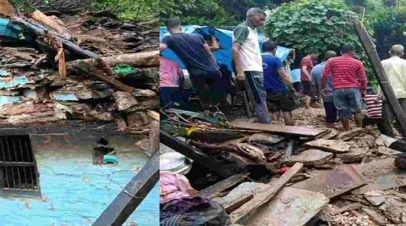 भारी बारिश से मकान ध्वस्त, 4 लोगों के दबे होने की सूचना; रेस्क्यू ऑपरेशन जारी, 1 की मौत