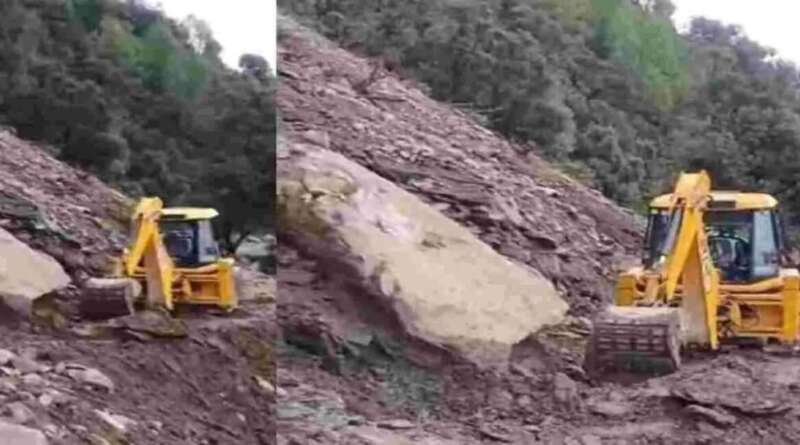 उत्तराखंड में पहाड़ी से गिरे बोल्डर की चपेट में आया मशीन ऑपरेटर, मौत