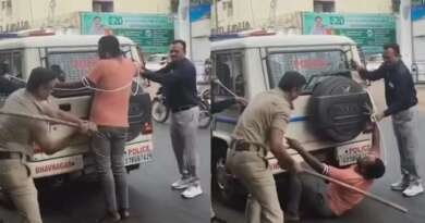 लिव-इन पार्टनर की हत्या के आरोपी को पुलिस ने उसी बस स्टैंड पर पीटा, VIDEO वायरल