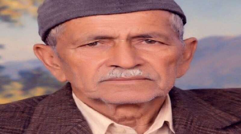जिला पंचायत सदस्य कृष्णानंद जोशी के पिता उदयराज जोशी का निधन