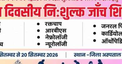 चम्पावत जिला अस्पताल में आज से 20 सितंबर तक अपोलो हॉस्पिटल दिल्ली की विशेषज्ञ चिकित्सकों की टीम लगाएगी स्पेशलिस्ट कैम्प