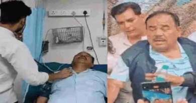 सचिवालय कूच के दौरान बैरिकेडिंग पार करते समय हरक सिंह रावत घायल, प्रदर्शन के बीच बिगड़ी तबीयत