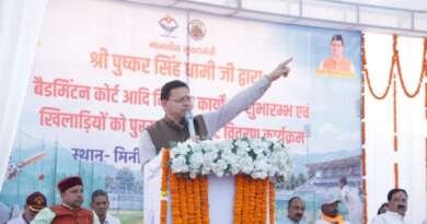 बनबसा में खेल सुविधाओं को बढ़ावा, स्टेडियम में बैडमिंटन हॉल समेत कई कार्यों का शिलान्यास